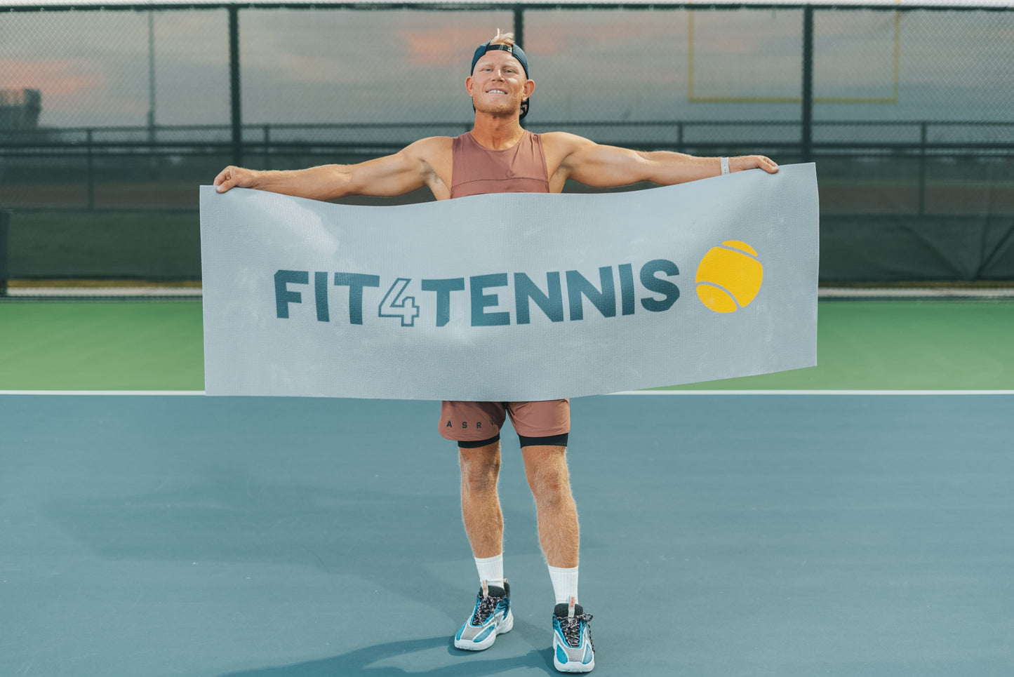 Yoga Mat - Fit4Tennis Design for Workouts and Yoga